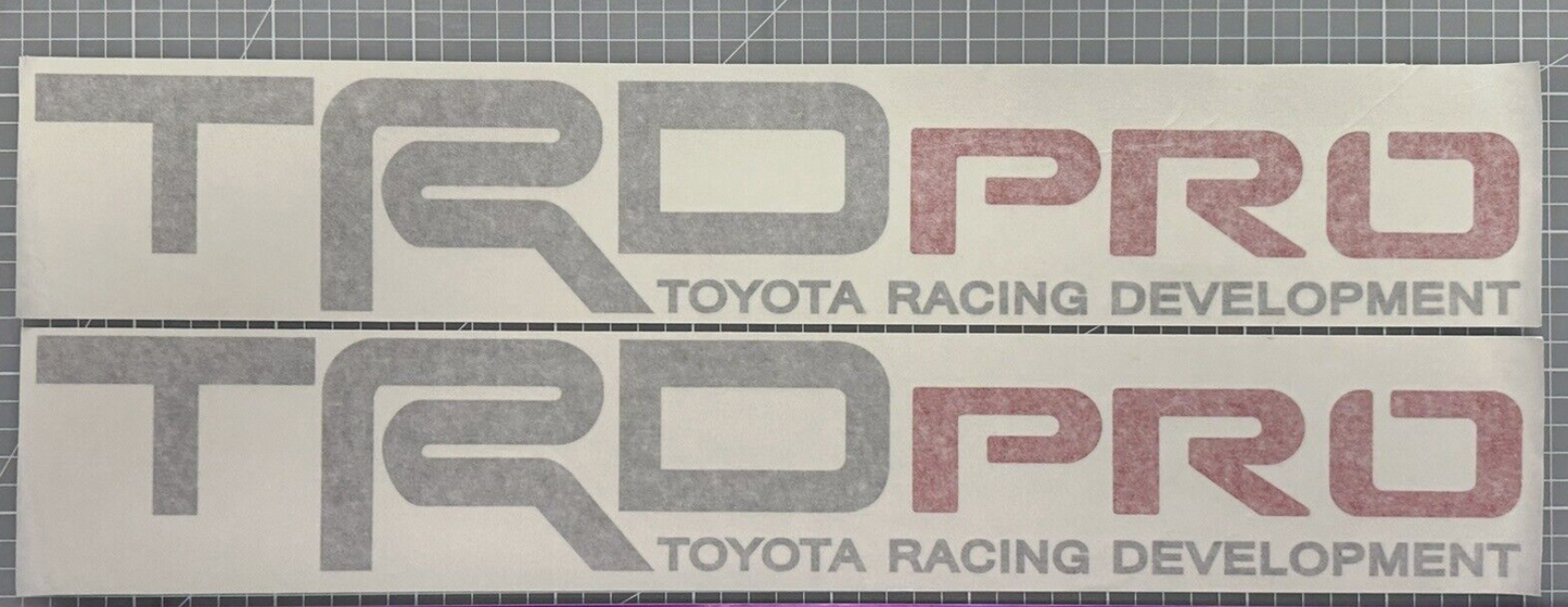 Calcomanias Costados caja TRD PRO compatible con Toyota Tacoma