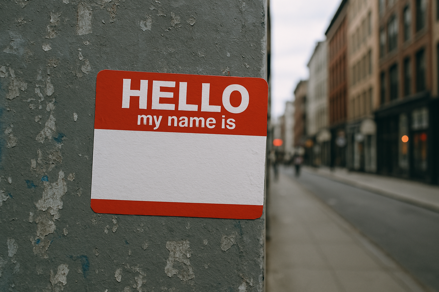 30 Stickers My name is 20x10cm