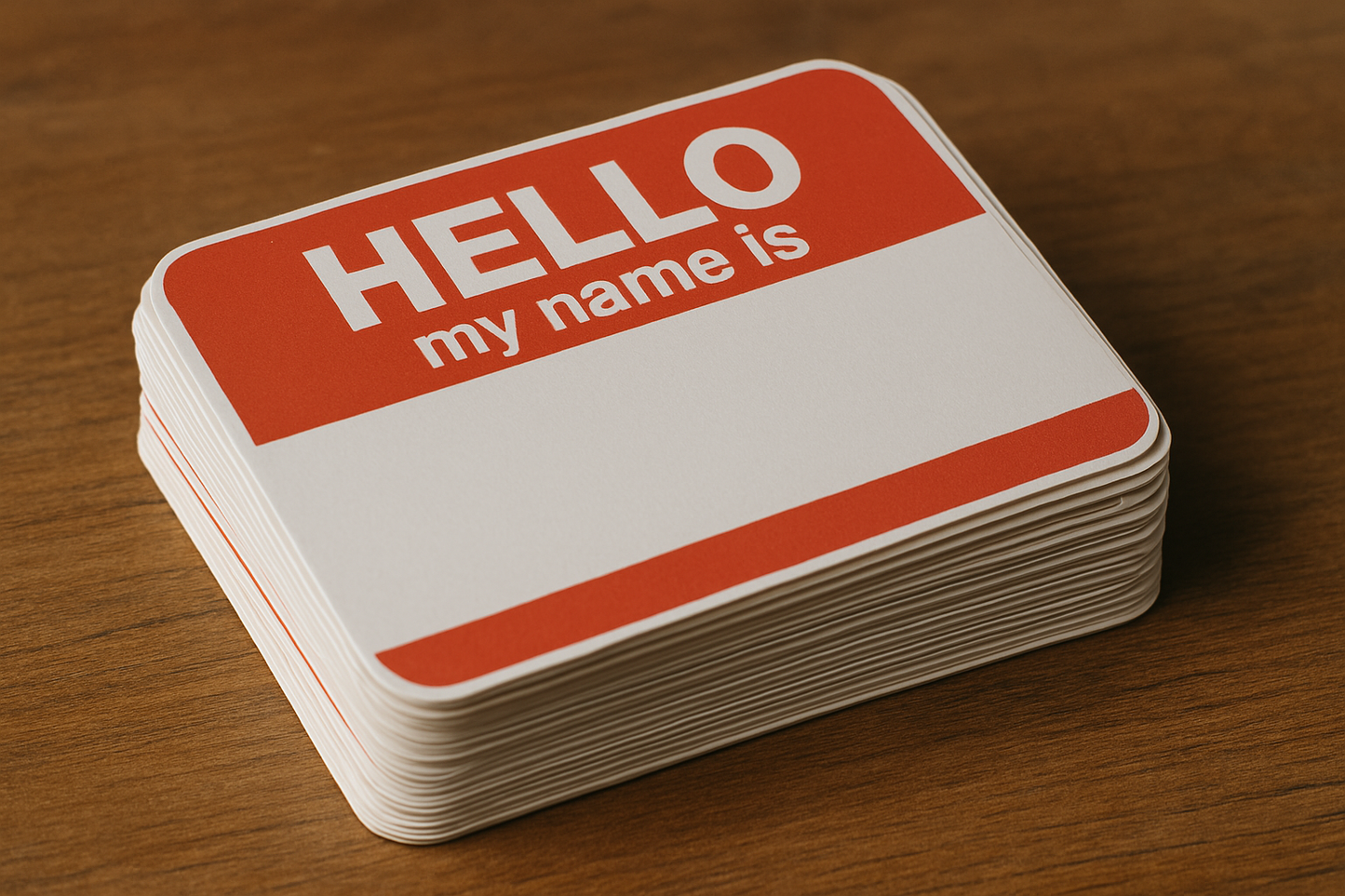 30 Stickers My name is 20x10cm