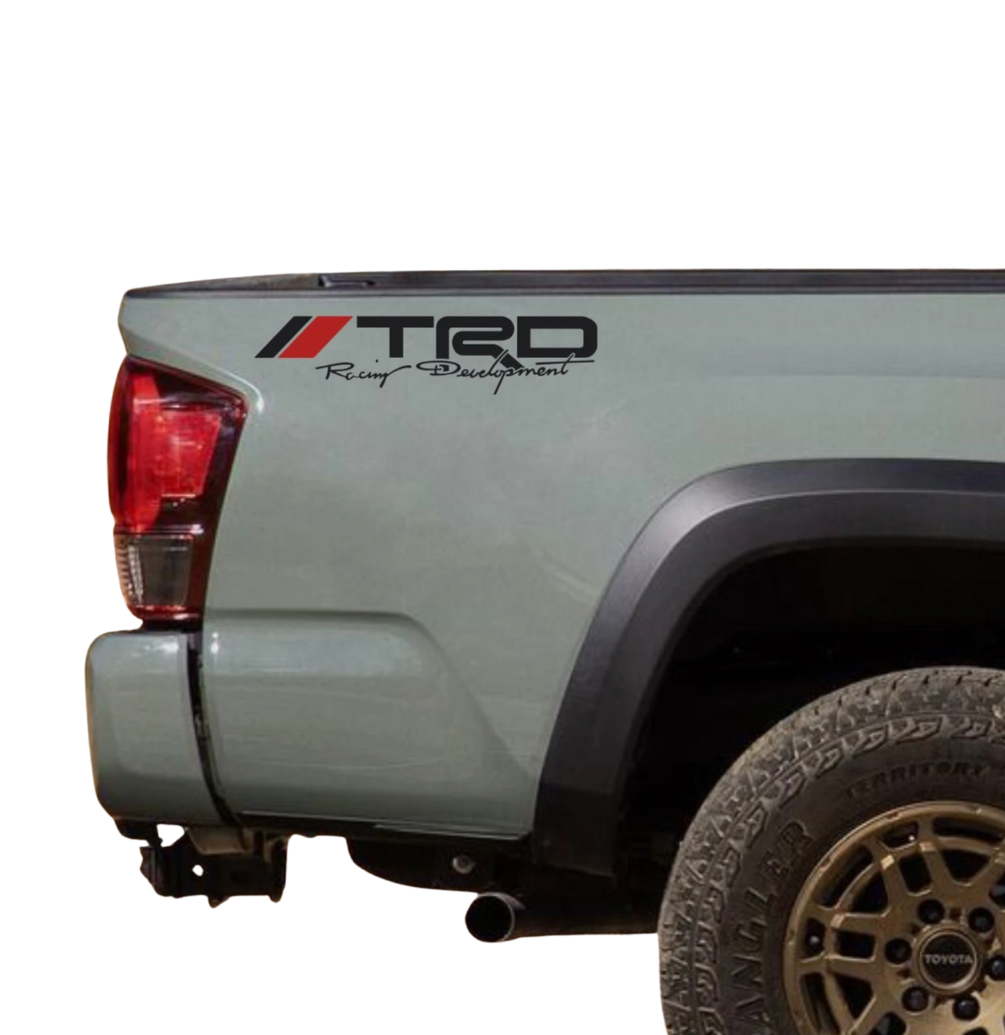 Calcomanias Costados Caja TRD RACING compatible con Toyota Tacoma