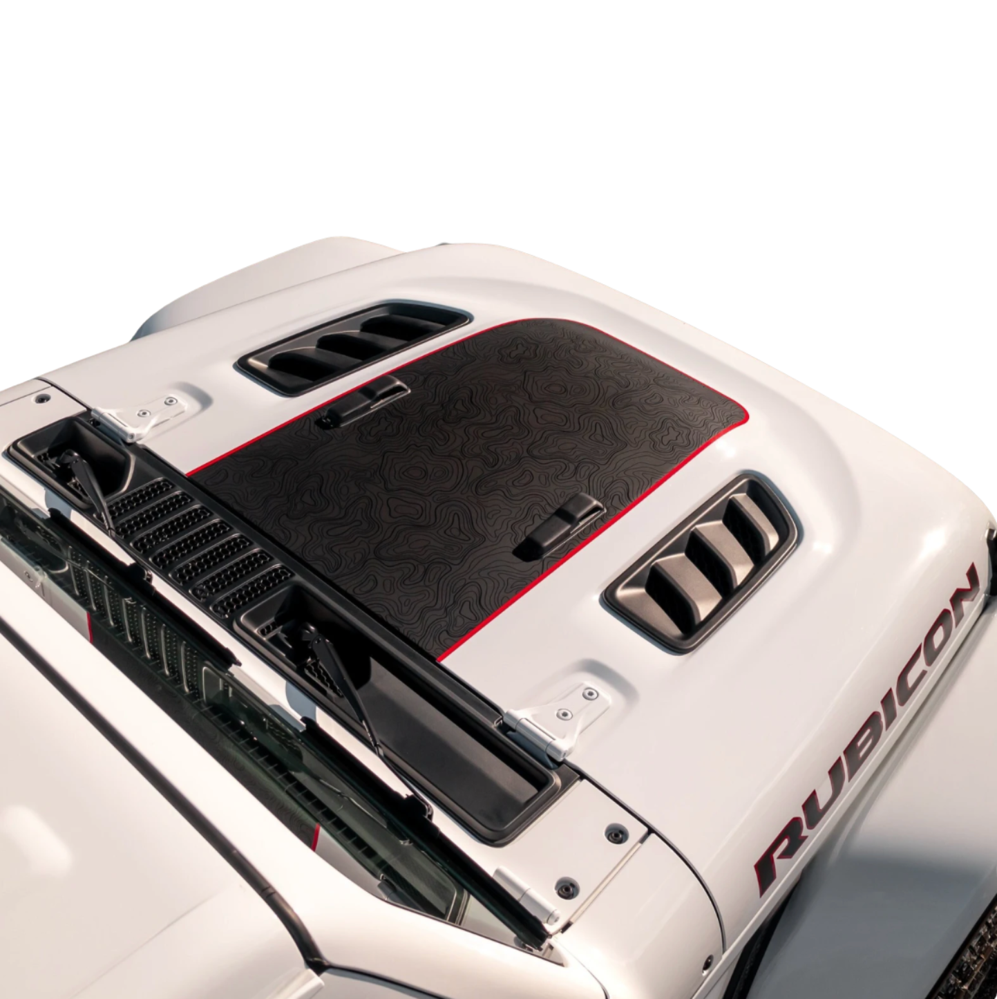 Calcomania Textura mapa Compatible con Cofre Jeep