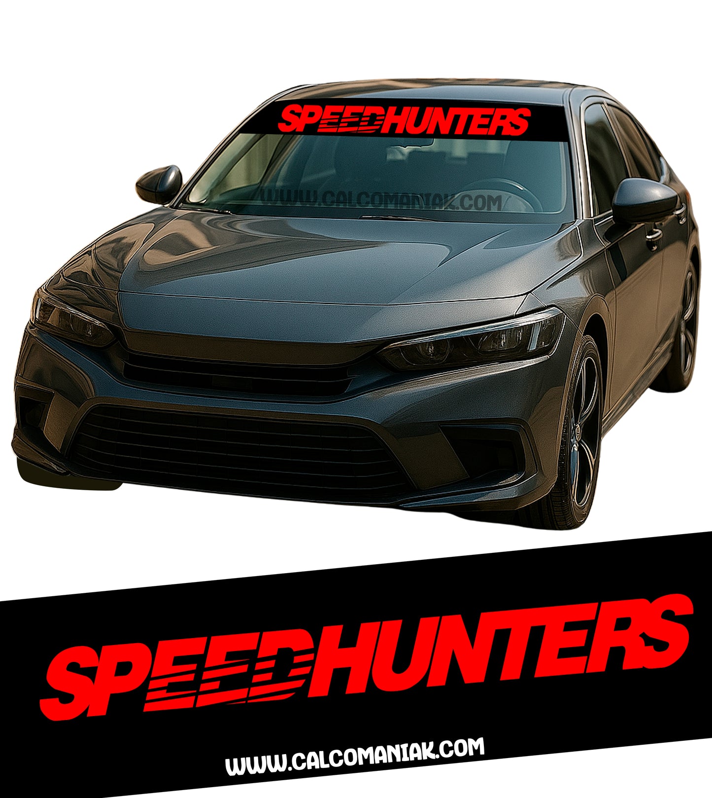 Calcomania Parabrisas Cubresol Compatible con Speedhunter