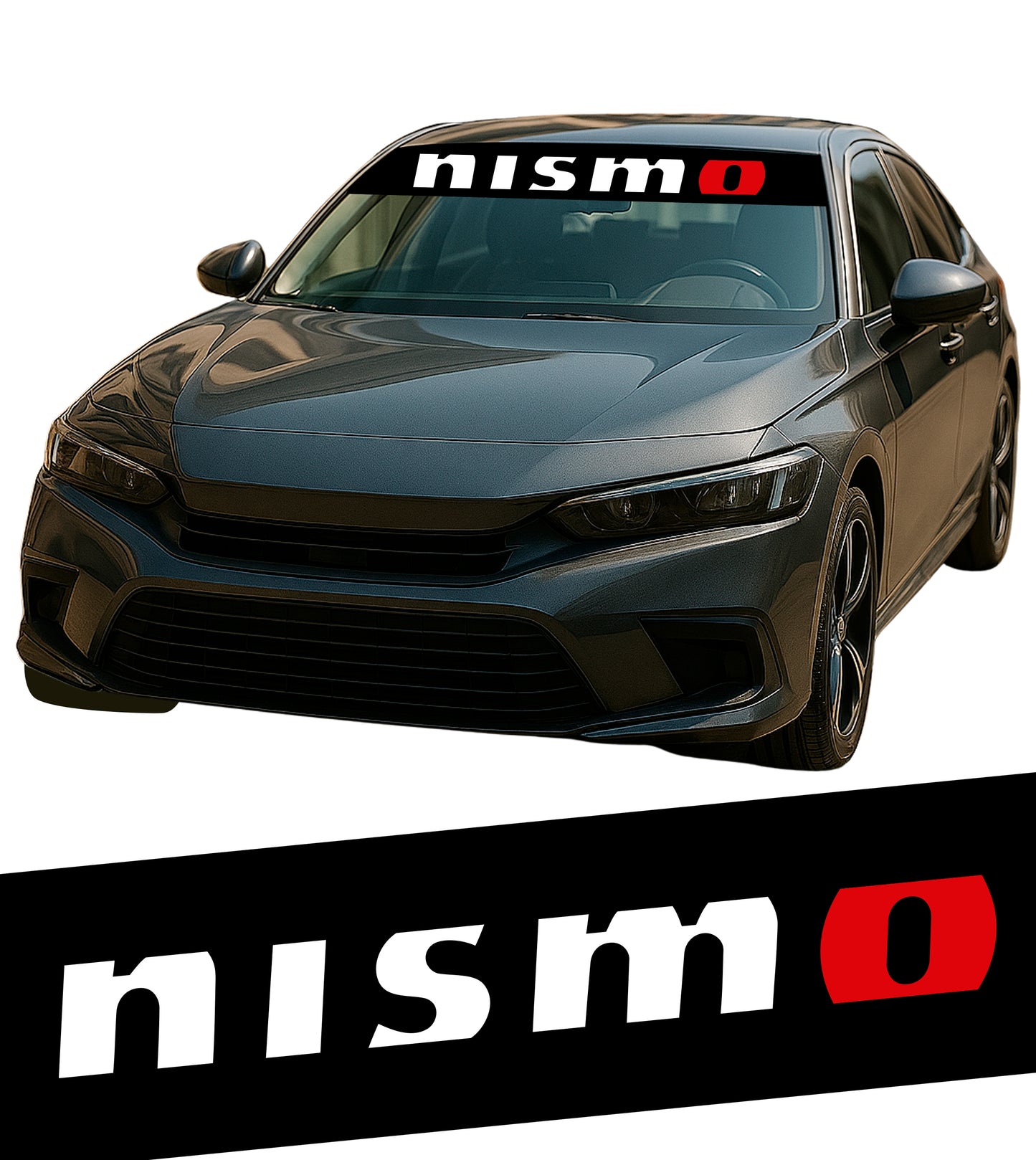 Calcomania Parabrisas Cubresol Compatible con Nismo