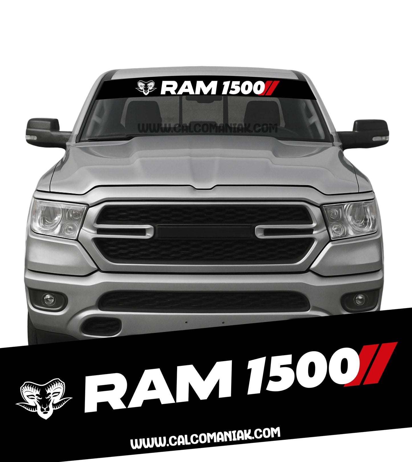 Calcomania Parabrisas Cubresol Compatible con RAM