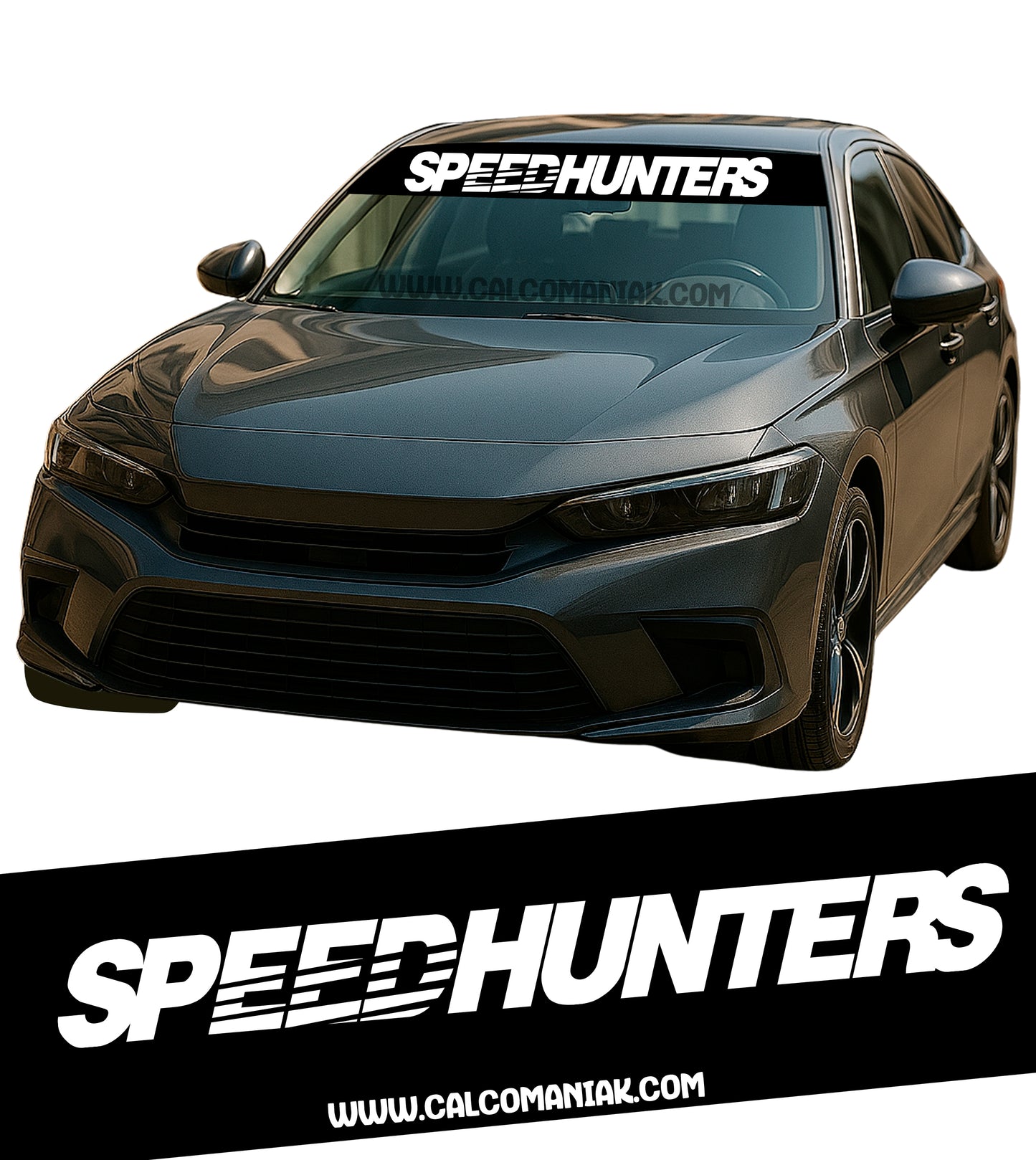 Calcomania Parabrisas Cubresol Compatible con Speedhunter