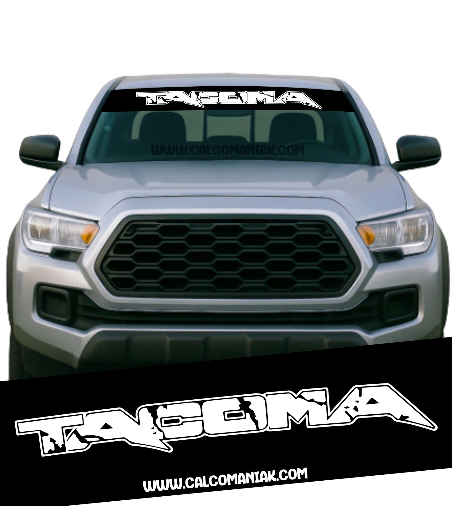 Calcomania Parabrisas Cubresol Compatible con Toyota Tacoma
