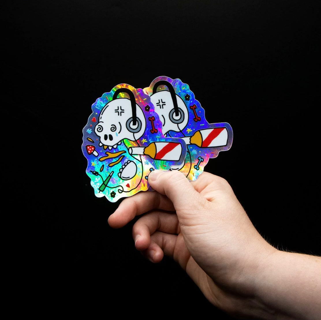 Stickers de Vinil Holográfico Premium